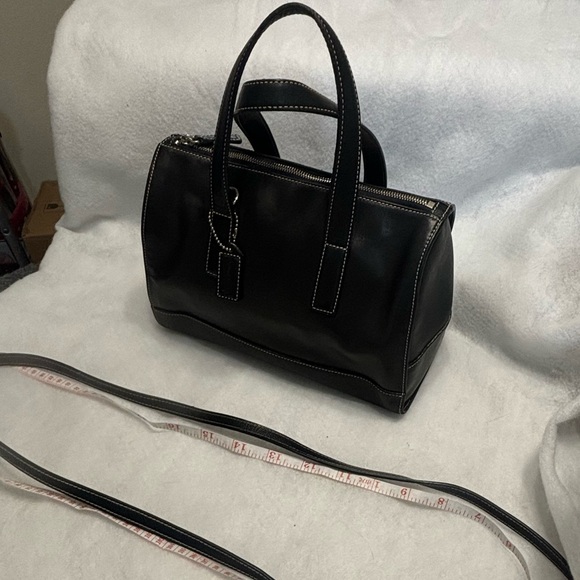 COACH Vintage Hamptons Classic Black Leather Purse Pre-loved - Picture 10 of 16